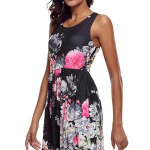 Floral racerback dress
